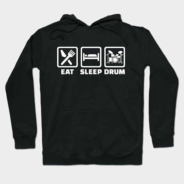 Eat sleep Drum Hoodie by Designzz